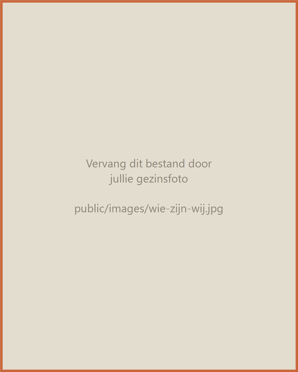 Wie zijn wij
